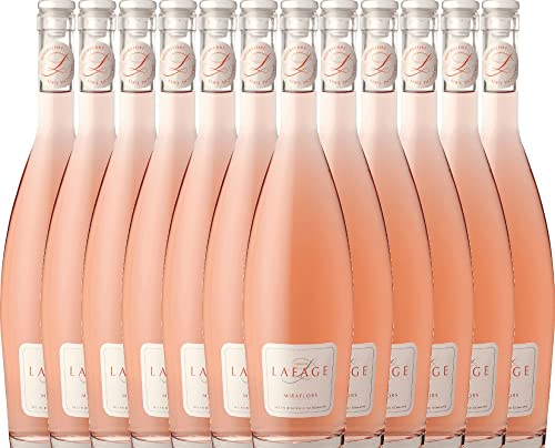 Miraflors Rosé Domaine Lafage Roséwein 12 x 0,75l VINELLO - 12 x Weinpaket inkl. kostenlosem VINELLO.weinausgießer von Domaine Lafage