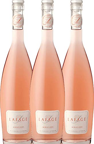 Miraflors Rosé Domaine Lafage Roséwein 3 x 0,75l VINELLO - 3 x Weinpaket inkl. kostenlosem VINELLO.weinausgießer von Domaine Lafage