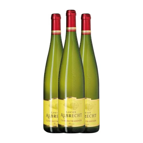 Lucien Albrecht Elsass Gewürztraminer Alsace Reserve 75 cl Weißwein (Karton mit 3 Flaschen von 75 cl) von Domaine Lucien Albrecht