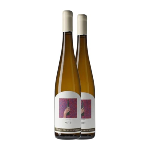 Marc Kreydenweiss Kritt Weißburgunder Alsace 75 cl Weißwein (Karton mit 2 Flaschen von 75 cl) von Domaine Marc Kreydenweiss