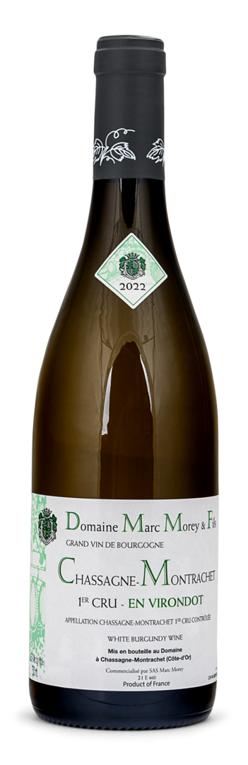 2022 Chassagne-Montrachet Premier Cru AC "En Virondot" von Domaine Marc Morey