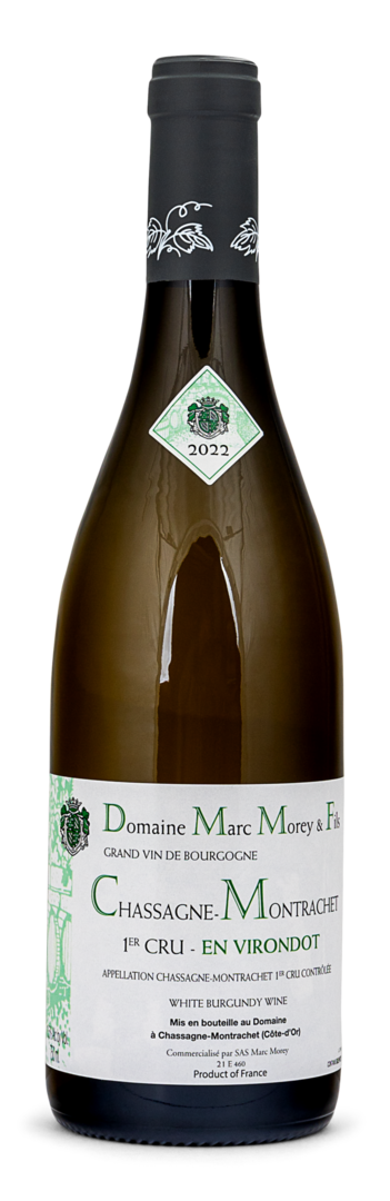 2022 Chassagne-Montrachet Premier Cru AC "En Virondot" von Domaine Marc Morey