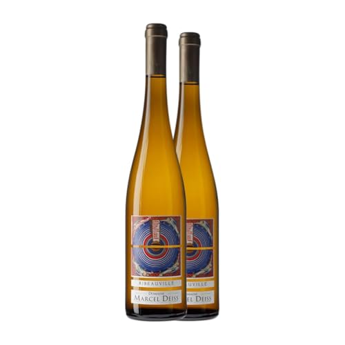 Marcel Deiss Ribeauvillé Alsace 75 cl Weißwein (Karton mit 2 Flaschen von 75 cl) von Domaine Marcel Deiss