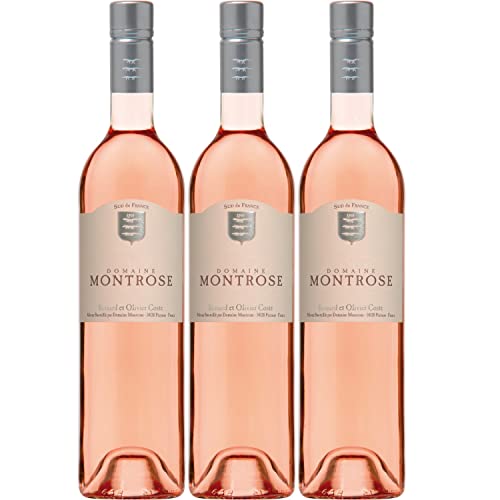 Domaine Montrose Rosé Roséwein Wein trocken Frankreich I Visando Paket (3 Flaschen) von Domaine Montrose