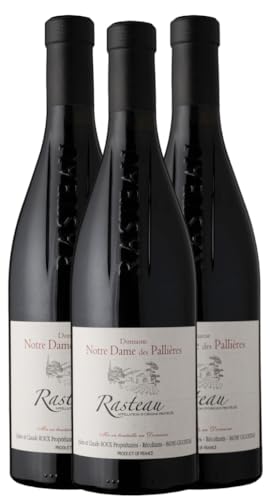 Rasteau AOP Domaine Notre Dame des Pallieres Rotwein 3 x 0,75l VINELLO - 6 x Weinpaket inkl. kostenlosem VINELLO.weinausgießer von Domaine Notre Dame des Pallieres