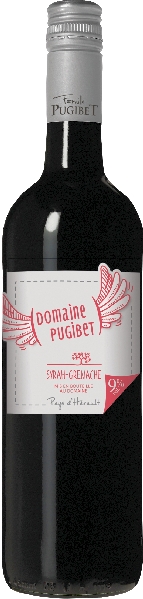 Domaine Pugibet Rouge Syrah Grenache IGP Pays de lHerault Jg. 2021 Cuvee aus Syrah, Grenache nur 9 Proz. Alkohol von Domaine Pugibet