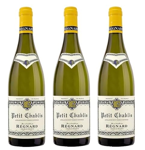 3x 0,75l - 2022er - Domaine Régnard - Petit Chablis A.O.P. - Burgund - Frankreich - Weißwein trocken von Domaine Régnard