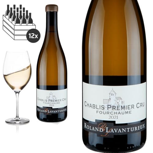 12er Karton 2022 Chablis 1er Cru Fourchaume Domaine Roland Lavantureux - Weißwein von Domaine Roland Lavantureux