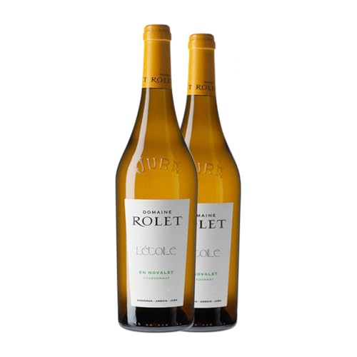 Rolet L'Étoile Blanc Chardonnay Côtes du Jura 75 cl Weißwein (Karton mit 2 Flaschen von 75 cl) von Domaine Rolet