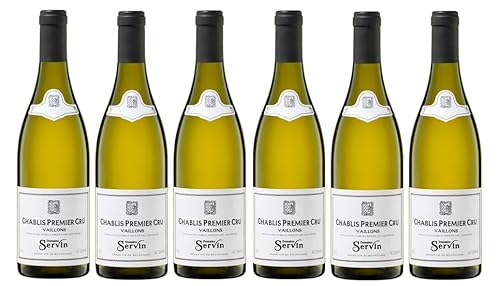 6x 0,75l - 2023er - Domaine Servin - Vaillons - Chablis 1er Cru A.O.P. - Burgund - Frankreich - Weißwein trocken von Domaine Servin