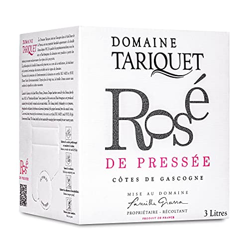 Rosé de Pressée trocken - Côtes de Gascogne IGP - Domaine Tariquet - Bag-in-Box (1x 3L) von Domaine Tariquet