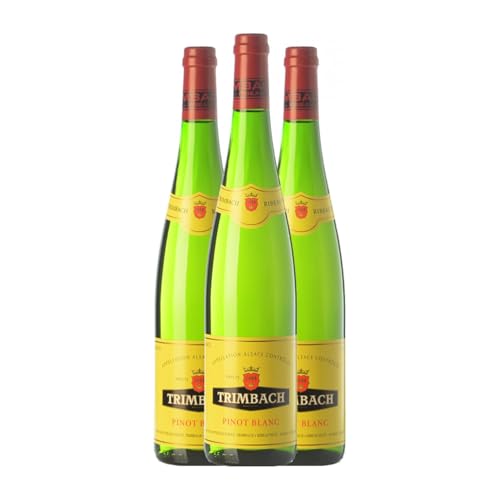 Trimbach Weißburgunder Alsace 75 cl Weißwein (Karton mit 3 Flaschen von 75 cl) von Domaine Trimbach