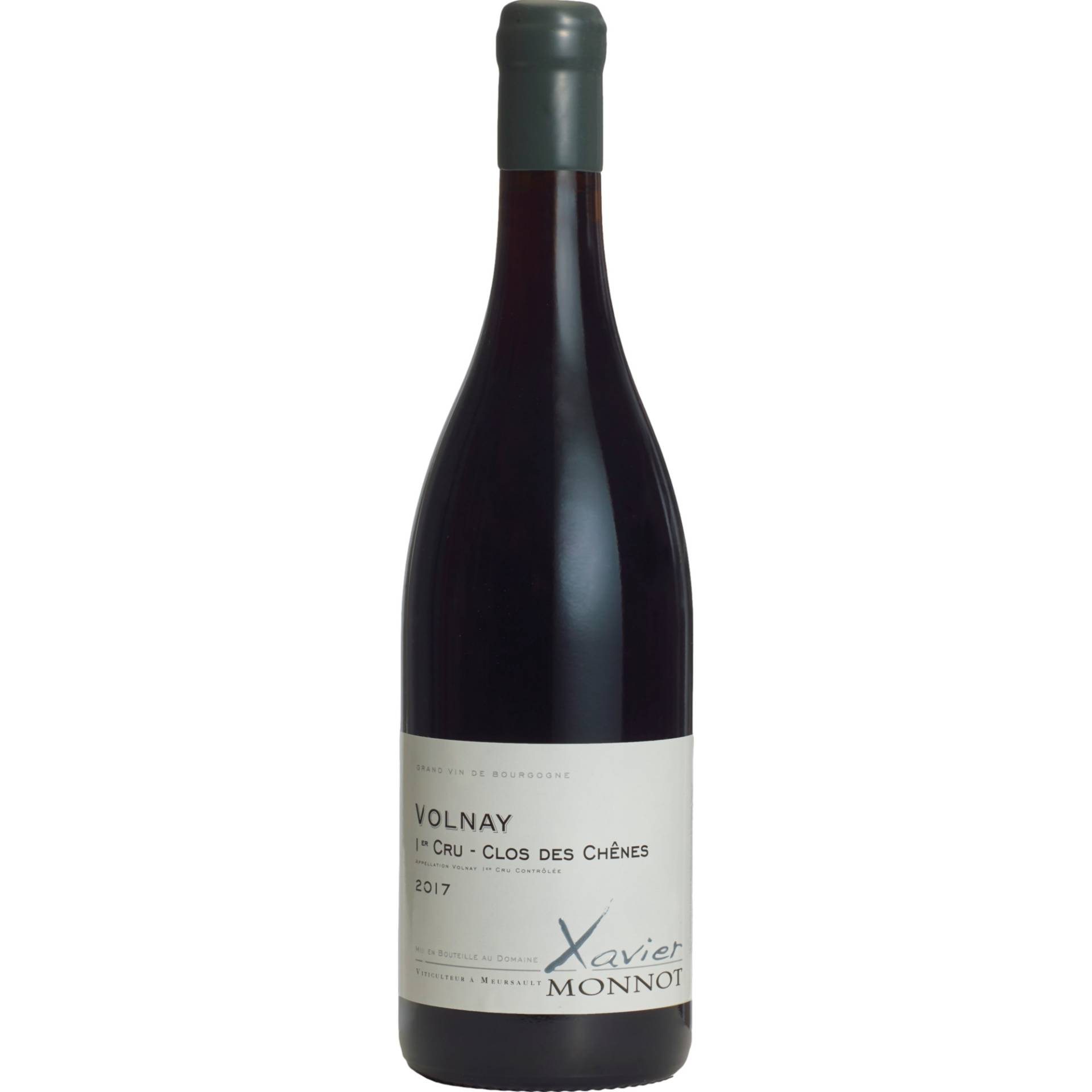 Xavier Monnot Volnay Clos des Chênes, Volnay 1er Cru AOP, Burgund, 2017, Rotwein von Domaine Xavier Monnot, 6 rue du docteur Rolland, 21190 Meursault