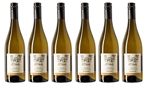 6x 0,75l - 2023er - Domaine de Belle Mare - Chardonnay - Pays d'Oc I.g.P. - Languedoc - Frankreich - Weißwein trocken von Domaine de Belle Mare