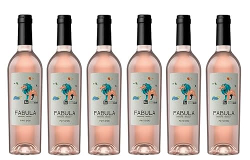 6x 0,75l - 2023er - Domaine de Belle Mare - Fabula - Rosé - Pays d'Oc I.G.P. - Languedoc - Frankreich - Rosé-Wein trocken von Domaine de Belle Mare