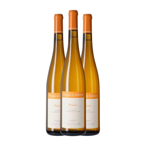 Bellivière Prémices Jasnières Chenin Weiß Trocken 75 cl Weißwein (Karton mit 3 Flaschen von 75 cl) von Domaine de Bellivière