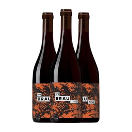 Domaine de Brau Nº 5 Tiful Fer Servadou Jung 75 cl Rotwein (Karton mit 3 Flaschen von 75 cl) von Domaine de Brau