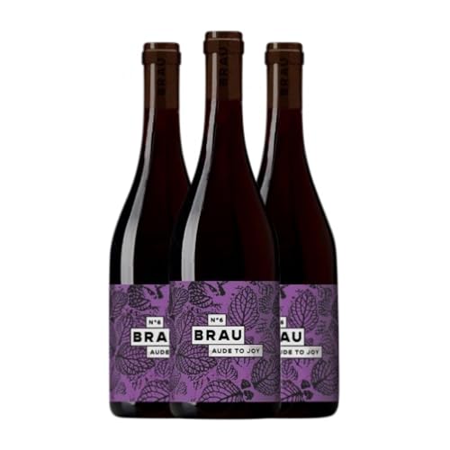 Domaine de Brau Nº 6 Aude to Joy Syrah Jung 75 cl Rotwein (Karton mit 3 Flaschen von 75 cl) von Domaine de Brau