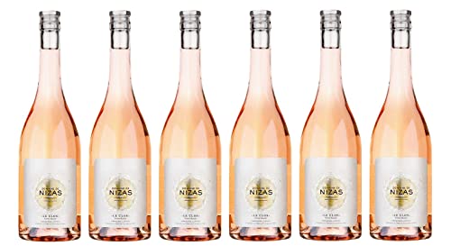 6x 0,75l - 2022er - Domaine de Nizas - Les Clos - Rosé - Languedoc A.O.P. - Frankreich - Rosé-Wein trocken von Domaine de Nizas