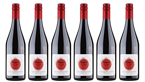 6x 0,75l - 2022er - Domaine de Nizas - Mazet de Nizas - Syrah & Cabernet Sauvignon - Pays d'Oc I.G.P. - Languedoc - Frankreich - Rotwein trocken von Domaine de Nizas