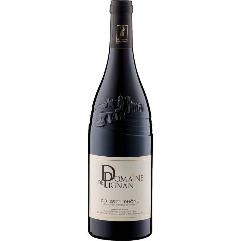 Domaine de Pignan Côtes du Rhône Rouge, Côtes du Rhône AOC, Rhône, 2022, Rotwein von Domaine de Pignan, 84230 Châteauneuf du Pape