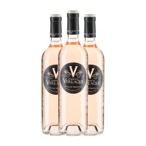 Domaine de Verlaque Rose Côtes de Provence Jung 75 cl Rosé-Wein (Karton mit 3 Flaschen von 75 cl) von Domaine de Verlaque