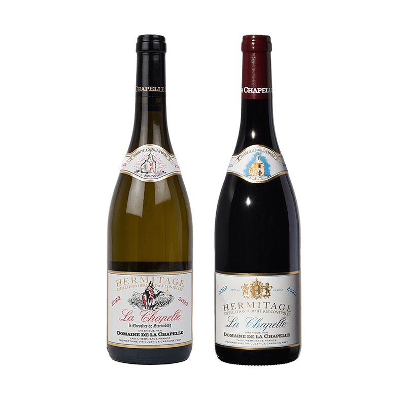 Domaine de la Chapelle : Caisse Hermitage Rouge et Blanc 2022 von Domaine de la Chapelle