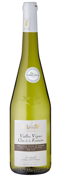 Vieilles Vignes Clos de La Fontaine Muscadet Sévre et Maine - 2021 - Domaine de la Foliette - Französischer Weißwein von Domaine de la Foliette