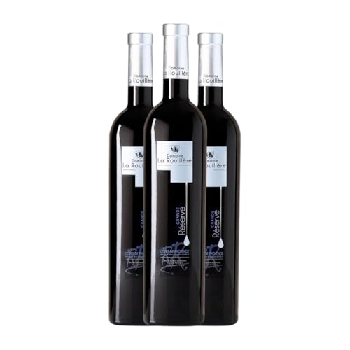 Domaine la Rouillère Rouge Côtes de Provence Große Reserve 75 cl Rotwein (Karton mit 3 Flaschen von 75 cl) von Domaine la Rouillère