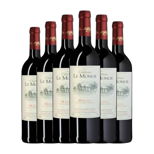 Domaines Fabre Château le Monge Médoc 75 cl Rotwein (Karton mit 6 Flaschen von 75 cl) von Domaines Fabre