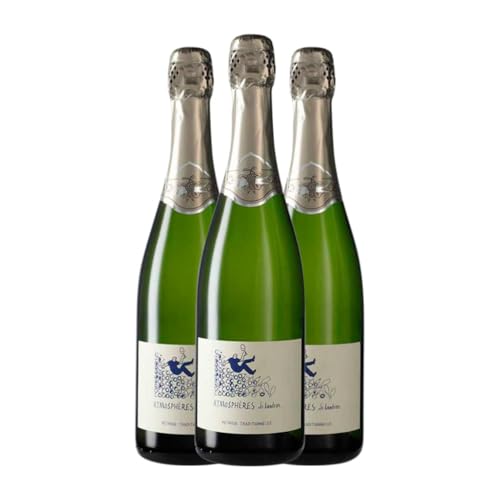 Landron Atmosphères Nature Muscadet-Sèvre et Maine 75 cl Weißer Sekt (Karton mit 3 Flaschen von 75 cl) von Domaines Landron