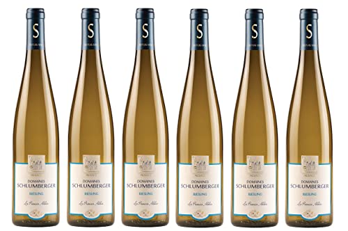 6x 0,75l - 2021er - Domaines Schlumberger - Les Princes Abbés - Riesling - Alsace A.O.P. - Elsass - Frankreich - Weißwein trocken von Domaines Schlumberger