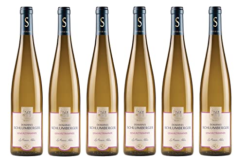 6x 0,75l - 2022er - Domaines Schlumberger - Les Princes Abbés - Gewurztraminer - Alsace A.O.P. - Elsass - Frankreich - Weißwein trocken von Domaines Schlumberger