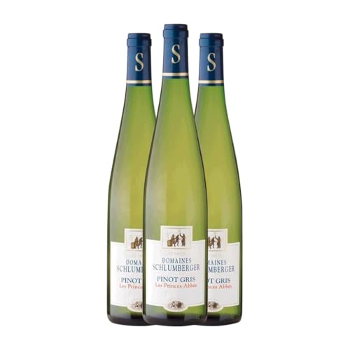 Schlumberger Les Princes Abbés Grauburgunder Alsace 75 cl Weißwein (Karton mit 3 Flaschen von 75 cl) von Domaines Schlumberger