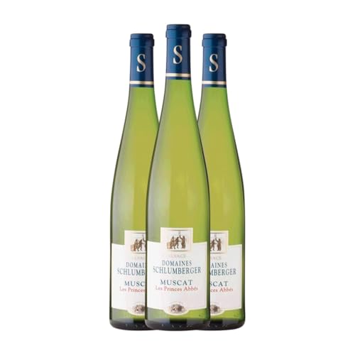 Schlumberger Les Princes Abbés Muskateller Alsace 75 cl Weißwein (Karton mit 3 Flaschen von 75 cl) von Domaines Schlumberger