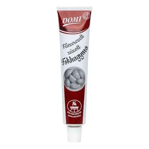 DOMI - Würzige Knoblauchcreme Grillgeschmack 80g, Fűszerezett zúzott fokhagyma grillekhez, sültekhez von Domi Mert az íz Dominál!