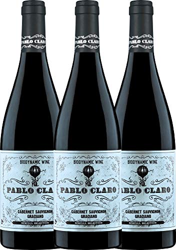 Pablo Claro Cabernet Sauvignon Graciano Special Selection Dominio de Punctum Rotwein 3 x 0,75l VINELLO - 3 x Weinpaket inkl. kostenlosem VINELLO.weinausgießer von Dominio de Punctum