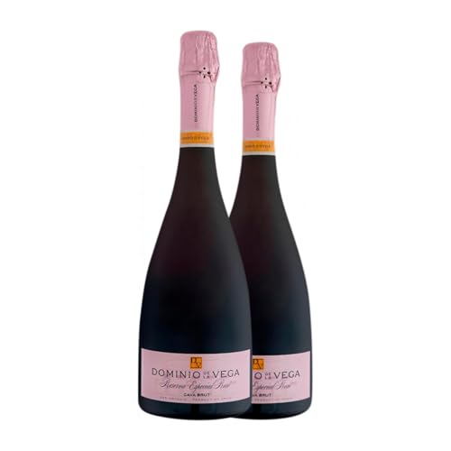 Dominio de la Vega Especial Rosé Spätburgunder Cava Reserve 75 cl Rosé-Wein (Karton mit 2 Flaschen von 75 cl) von Dominio de la Vega