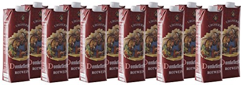 Domkellerstolz EG-Tafelwein Rot Tetrapack, 12er Pack (12 x 1 l) von Domkellerstolz