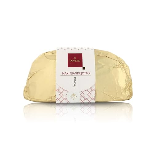 Domori® | Maxi Giandujotto | Gianduiotto Kakao und Haselnüsse - 250 Gr | Gianduiotto Schokoladen-Geschenkidee von Domori