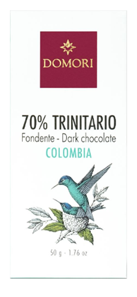 Tafel Zartbitterschokolade Trinitario Colombia 70% von Domori