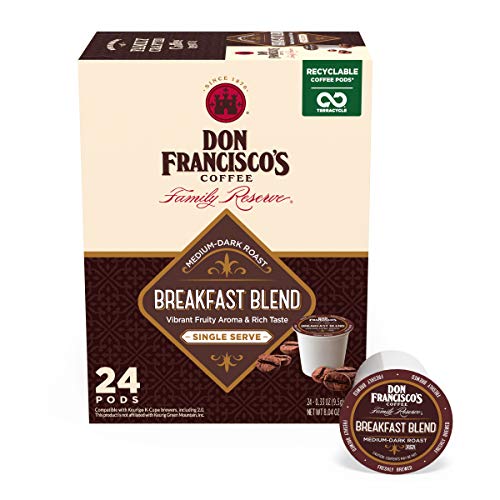 Don Francisco's Breakfast Blend (24 Stück) Kaffeepads, kompatibel mit Keurig K-Cup Brauern von Don Francisco's