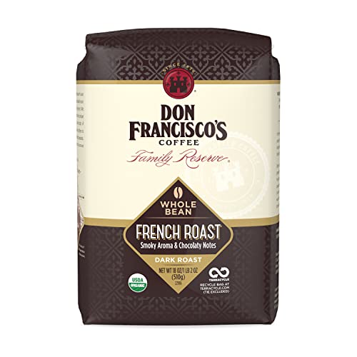 Don Francisco's French Roast, Dark Roast, Whole Bean Coffee, 100% Arabica – 530 ml Beutel von Don Francisco's