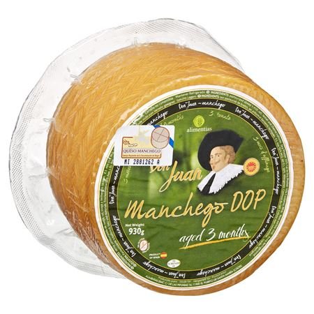 Don Juan Manchego D.O.P spanischer Hartkäse, 50 % Fett 930 g Stück von The Great Canadian Tea