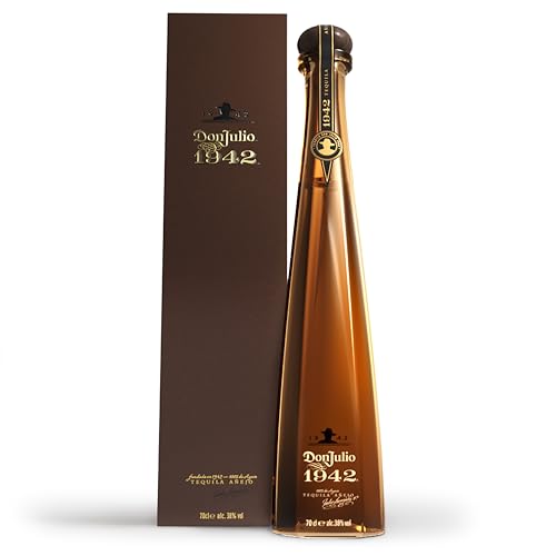 Don Julio 1942 | ultimativ luxuriöser Tequila Añejo aus Jalisco, Mexiko | 100 % blaue Agave | 2,5 Jahre gelagert | Rarität | 38 % vol | Einzelflasche, 700 ml von Don Julio