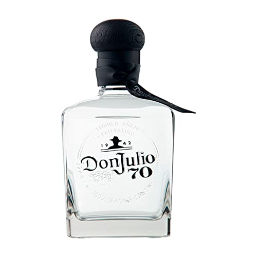 Don Julio 70 Tequila Crystal Claro Añejo 70th Anniversary Limited Edition 35% Vol. 0,7l in Geschenkbox von Don Julio