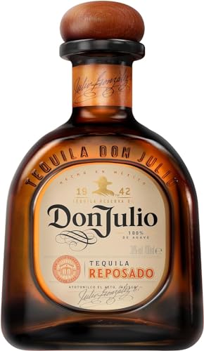 Don Julio Reposado | Premium Tequila aus Jalisco, Mexiko | 100 % blaue Agave | 8 Monate im Eichenfass gereift | pur, als Paloma- und Margarita-Cocktail | 38 % vol | Einzelflasche, 700 ml von Don Julio