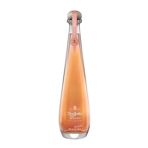 Don Julio Rosado Tequila, luxuriöser Tequila, 40 Prozent vol, 700 ml, veredelt in Ruby-Portweinfässern, süße Frucht- und Karamellnoten von Don Julio