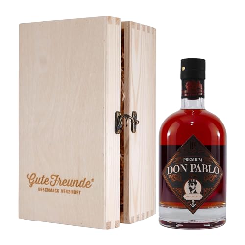 Don Pablo Original Rum mit Geschenk-Holzkiste von Don Pablo