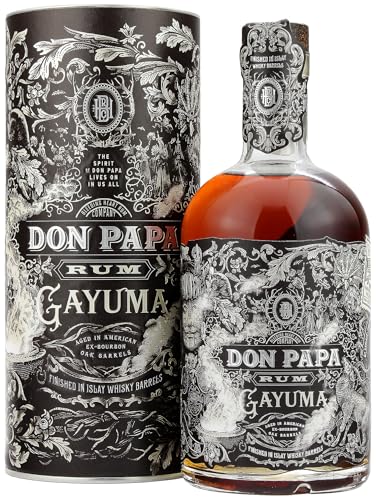 Don Papa Rum Gayuma 0,7L (40% Vol) Rhum Ron aged in american es-bourbon oak Barrels + Geschenkbox von Don Papa